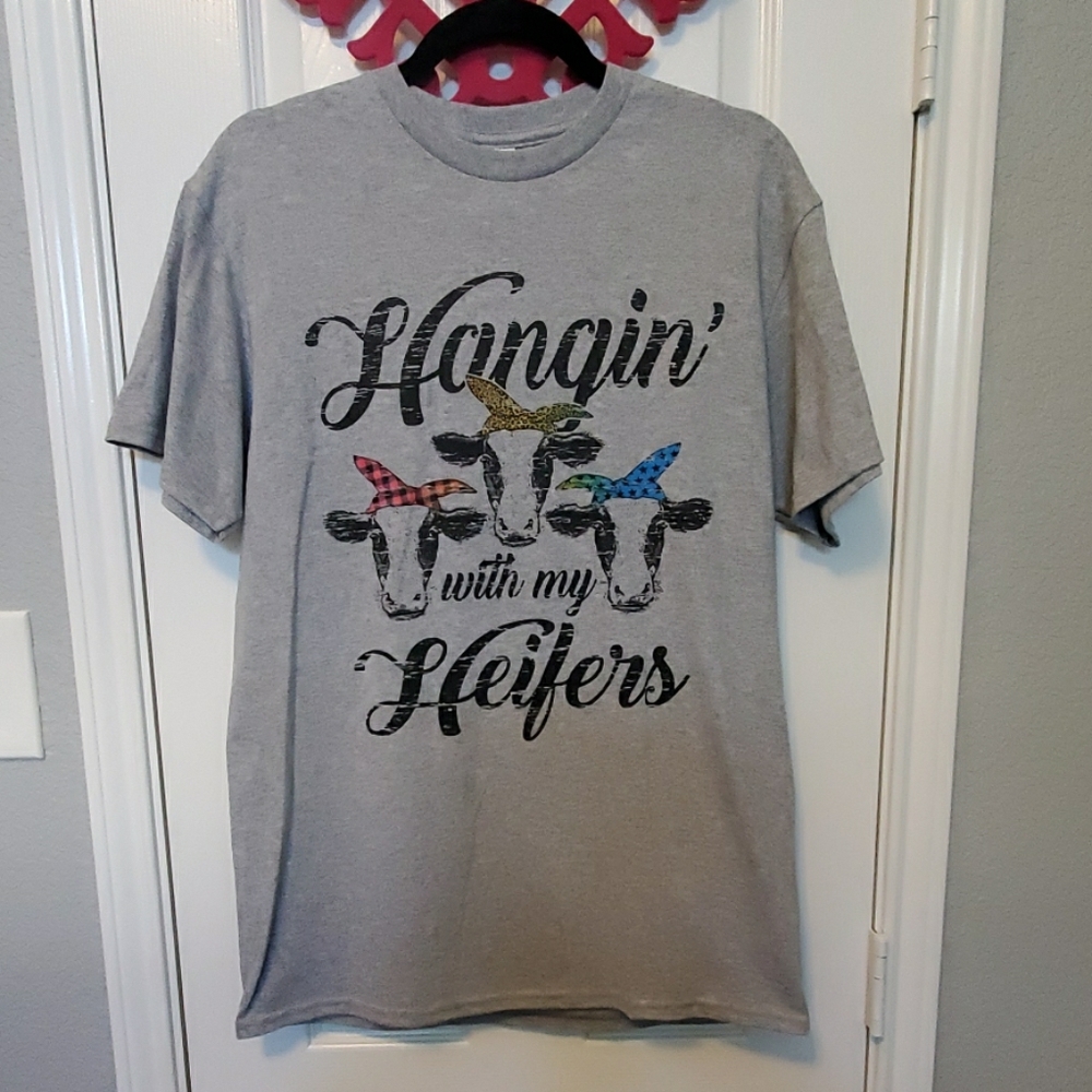 New women's Hangin with my Heifers tshirt